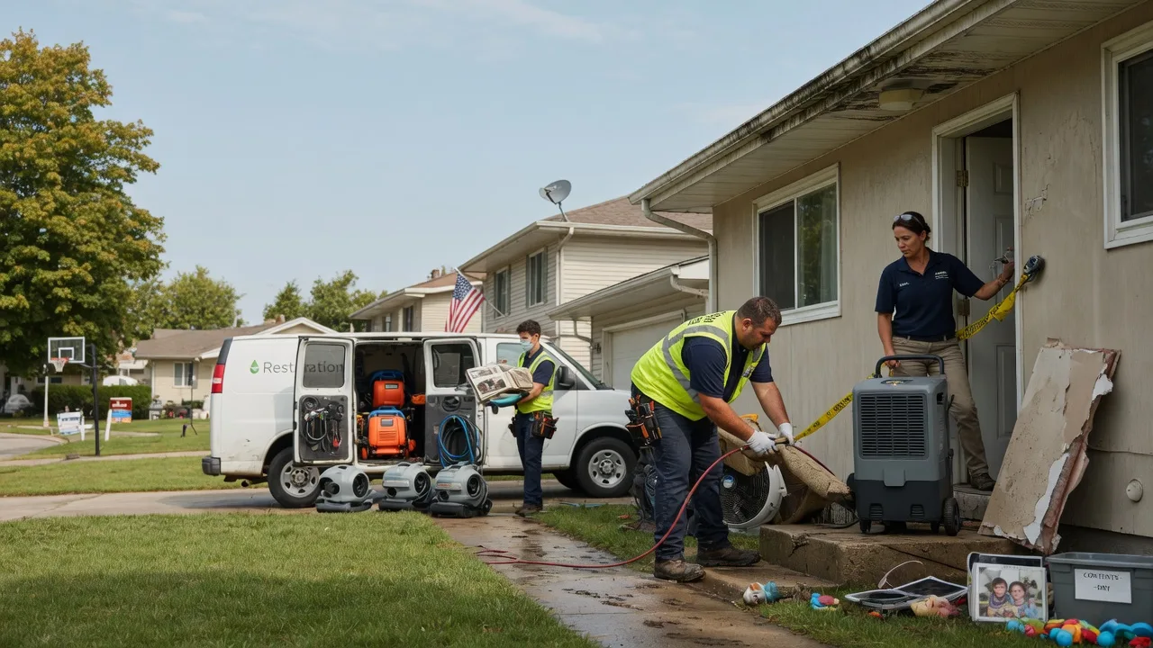 Water Damage Restoration in Sanders, KY near me